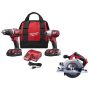 Milwaukee M18 18-Volt Lithium-Ion Cordless Drill Driver/Impact Driver Combo Kit (2-Tool) w/ Circular Saw - Image 1