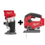 Milwaukee - M18 FUEL 18-Volt Lithium-Ion Brushless Cordless Compact Router and Jig Saw 2-Tool Set (Tool-Only) - Image 1