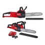 Milwaukee M18 FUEL 14-in. 18-Volt Lithium-Ion Electric Cordless Chainsaw, 16-in. Electric Chainsaw, 12AH Battery Combo (2-Tool) - Image 1