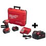 Milwaukee M18 FUEL Surge 18-Volt Lithium-Ion Brushless Cordless 1/4 in. Hex Hydraulic Impact Driver Kit w/ Free 5.0AH Battery - Image 1
