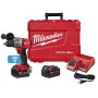 Milwaukee M18 FUEL ONE-KEY 18-Volt Lithium-Ion Brushless Cordless 1/2 in. Hammer Drill/Driver Kit with Two 5.0 Ah Batteries - Image 1