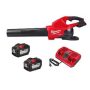 Milwaukee M18 FUEL 18V Brushless Cordless Dual Battery 145 MPH 600 CFM Blower with Dual Bay Rapid Charger & Two 12Ah HO Batteries - Image 1