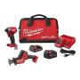 Milwaukee M18 FUEL 18V Lithium-Ion Brushless Cordless HACKZALL Reciprocating Saw and Impact Driver Combo Kit (2-Tool) - Image 1