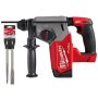 Milwaukee M18 FUEL 18-Volt Lithium-Ion Brushless Cordless 1 in. SDS-Plus Rotary Hammer w/ 10 in. Bull Point & Steel Flat Chisel - Image 1