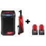Milwaukee M12 12-Volt Lithium-Ion Cordless 3/8 in. Ratchet and Bluetooth/AM/FM Jobsite Radio w/ 2 Batteries - Image 1