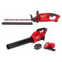 Milwaukee M18 FUEL 18 in. 18-Volt Lithium-Ion Cordless Brushless Hedge Trimmer w/ Blower, 8AH Battery and Charger Combo (2-Tool) - Image 1