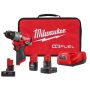 Milwaukee M12 FUEL 12-Volt Lithium-Ion Brushless Cordless 1/2 in. Hammer Drill Kit with M12 6.0Ah Battery - Image 1