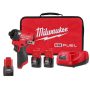 Milwaukee M12 FUEL 12-Volt Lithium-Ion Brushless Cordless 1/4 in. Hex Impact Driver Kit with M12 2.0Ah Battery - Image 1