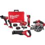 Milwaukee M18 FUEL 18-Volt Lithium Ion Brushless Cordless Combo Kit 4-Tool with Brushless Multi Tool - Image 1