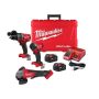 Milwaukee M18 FUEL 18-Volt Lithium-Ion Brushless Cordless Combo Kit 2-Tool with 2 Batteries Charger 4-1/2in. to 5in. Grinder - Image 1