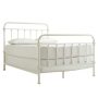 HomeSullivan White Antique Graceful Victorian Metal Bed - Image 1