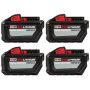 Milwaukee M18 18-Volt Lithium-Ion High Output 12.0Ah Battery Pack (4-pk) - Image 1