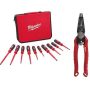 Milwaukee 1000-Volt Insulated Screwdriver Set and Case w/ 7-in-1 Wire Strippers Pliers (10-Piece) - Image 1