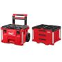 Milwaukee PACKOUT 22 in. Rolling Tool Box and 22 in. 3-Drawer - Image 1