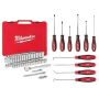 Milwaukee Mechanic Hand and Tool Set w/ 3/8-in Drive SAE Metric Ratchet, Socket, Screwdriver, Hook and Pick (66-Piece) - Image 1
