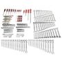 Milwaukee Mechanics Tool Set w/ SAE and Metric 144-Position Flex-Head Ratcheting Combination Wrenches (221-Piece) - Image 1