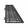 Milwaukee Metric Combination Ratcheting Wrench Mechanics Tool Set (15-pc) - Image 1