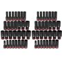 Milwaukee SHOCKWAVE 1/2-inch Drive SAE and Metric 6 Point Impact Socket Set (58-Piece) - Image 1