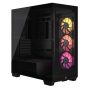 CORSAIR - iCUE LINK 3500X RGB Mini-ITX/Micro-ATX/ATX/E-ATX Mid-Tower Case - Black - Image 1