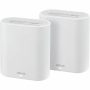ASUS - ExpertWiFi Wireless-AX 972.50 MB/s Whole Home Wi-Fi System (2-pack) - White - Image 1