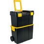 Stalwart 17.87 in. Stackable Mobile Tool Box with Wheels - Image 1