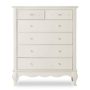Evolur Aurora - Ivory Lace Tall Chest - Image 1