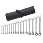 GEARWRENCH Reversible Ratcheting Combination Wrench Set w/ Roll (16-Piece) - Image 1
