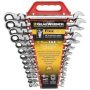 GEARWRENCH 12-Point SAE Flex-Head Ratcheting Combination Wrench Set (13-pc) - Image 1