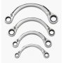 GEARWRENCH SAE Half Moon Reversible Double Box Ratcheting Wrench Set (4-pc) - Image 1