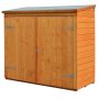 Bosmere Wall-Store 6 ft. x 2 ft. 8 in. Wood Storage Shed - Image 1