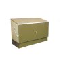 Bosmere 6 ft. x 3 ft. Green Heavy Duty Steel Bicycle Storage Locker - Image 1