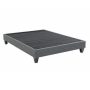 AC Pacific Contemporary Upholstered Grey King Platform Bed - Image 1