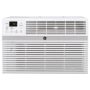 GE 12,100 BTU 115-Volt Smart Window Air Conditioner with Remote in Gray - Image 1