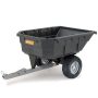 AllFitHD 12.5 cu. ft. 1000 lb. Capacity Poly Swivel Dump Cart - Image 2