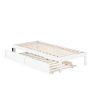 AFI Colorado in White Twin Extra Long Bed with USB Turbo Charger and Twin Extra Long Trundle - Image 1