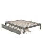 Atlantic Furniture Colorado in Grey Queen Bed w/ USB Turbo Charger and Twin Extra Long Trundle - Image 1