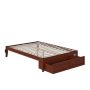 AFI Colorado Walnut Full Bed with Foot Drawer and USB Turbo Charger - Image 1