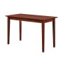 Atlantic Furniture 48 inch Rectangular Walnut Writing Desk w/ Solid Wood Material - Image 1