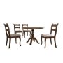 Alice 5 Pcs Dining (Set), Brown - Image 1