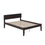 AFI Orlando Espresso Full Platform Bed with Open Foot Board - Image 1