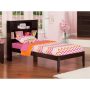 AFI Newport Espresso Twin XL Platform Bed with Open Foot Board - Image 1