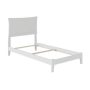 AFI Metro White Twin Traditional Bed - Image 1