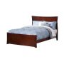 AFI Metro Queen Traditional Bed with Matching Foot Board in Walnut - Image 1
