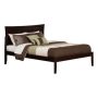 AFI Metro Espresso King Platform Bed with Open Foot Board - Image 1
