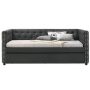 Acme Furniture Romona 54 in. x 75 in. Gray Trundle Daybed - Image 1