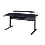 Acme Furniture Vildre 28-in. Rectangular Black with MDF, PVC Paper and Metal Materials Gaming Table with LED Light included - Image 1