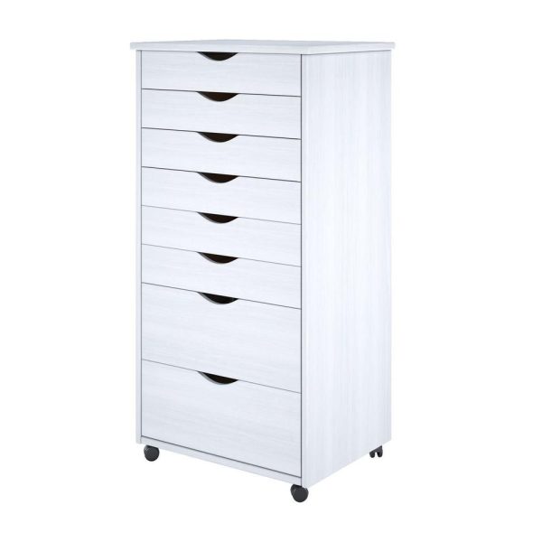 Adeptus-White--6-2-Drawer-Roll-Cart
