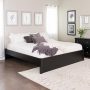 Prepac Select Black King 4-Post Platform Bed - Image 1