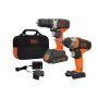BLACK+DECKER - 20-Volt Lithium-Ion Cordless Drill/Impact Driver Combo Kit (2-Tool) - Image 1