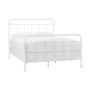 StyleWell - Dorley Farmhouse White Metal King Bed (81.1 in W. X 53.54 in H.) - Image 1